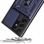 Spacecase Camring Galaxy S22 Ultra blue