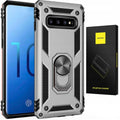 Spacecase Ring NX Galaxy S10+ srebrny