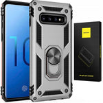 Spacecase Ring NX Galaxy S10+ srebrny