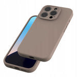 Spacecase Silicone Mag iPhone 15 Pro brown