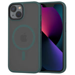 Spacecase Hybrid Mag iPhone 13 dark green