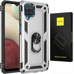 Spacecase Ring NX Galaxy A12 srebrny