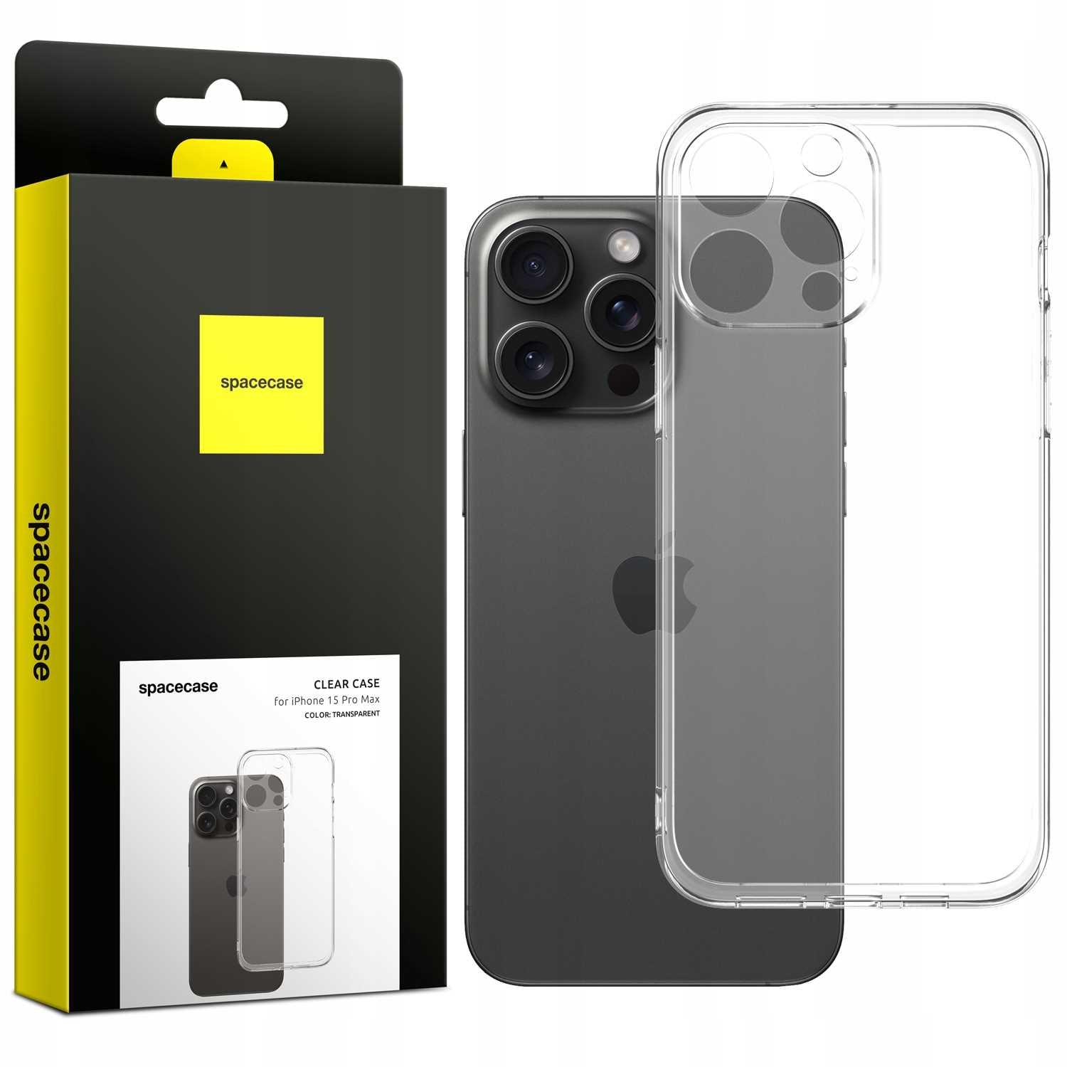 Spacecase Clear Case iPhone 15 Pro Max
