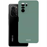 Spacecase Silicone Case Poco F3 / Mi 11i dark green