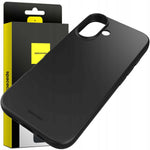 Spacecase Silicone Case iPhone 16 Plus black