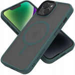 Spacecase Hybrid Mag iPhone 14 dark green