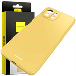Spacecase Silicone Case Xiaomi Mi 11 Lite yellow