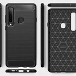Spacecase Carbon Galaxy A9 2018 czarny