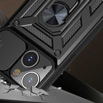 Spacecase Camring iPhone 13 czarny