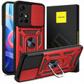 Spacecase Camring Poco M4 Pro 5G czerwony
