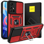 Spacecase Camring Poco M4 Pro 5G czerwony