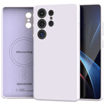 Spacecase Silicone Mag Galaxy S25 Ultra light purple