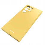 Spacecase Silicone Case Galaxy S22 Ultra yellow