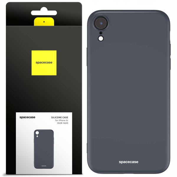 Spacecase Silicone Case iPhone Xr black