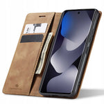 Spacecase Wallet POCO M8/RM Note 15 4G/5G light brown