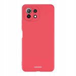 Spacecase Silicone Case Xiaomi Mi 11 Lite red