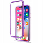 Spacecase Marble 360 iPhone X/Xs fioletowy