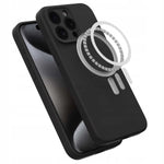 Spacecase Silicone Mag iPhone 15 Pro Max black