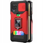 Spacecase Task Galaxy A12 czerwony