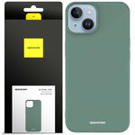 Spacecase Silicone Case iPhone 14 dark green