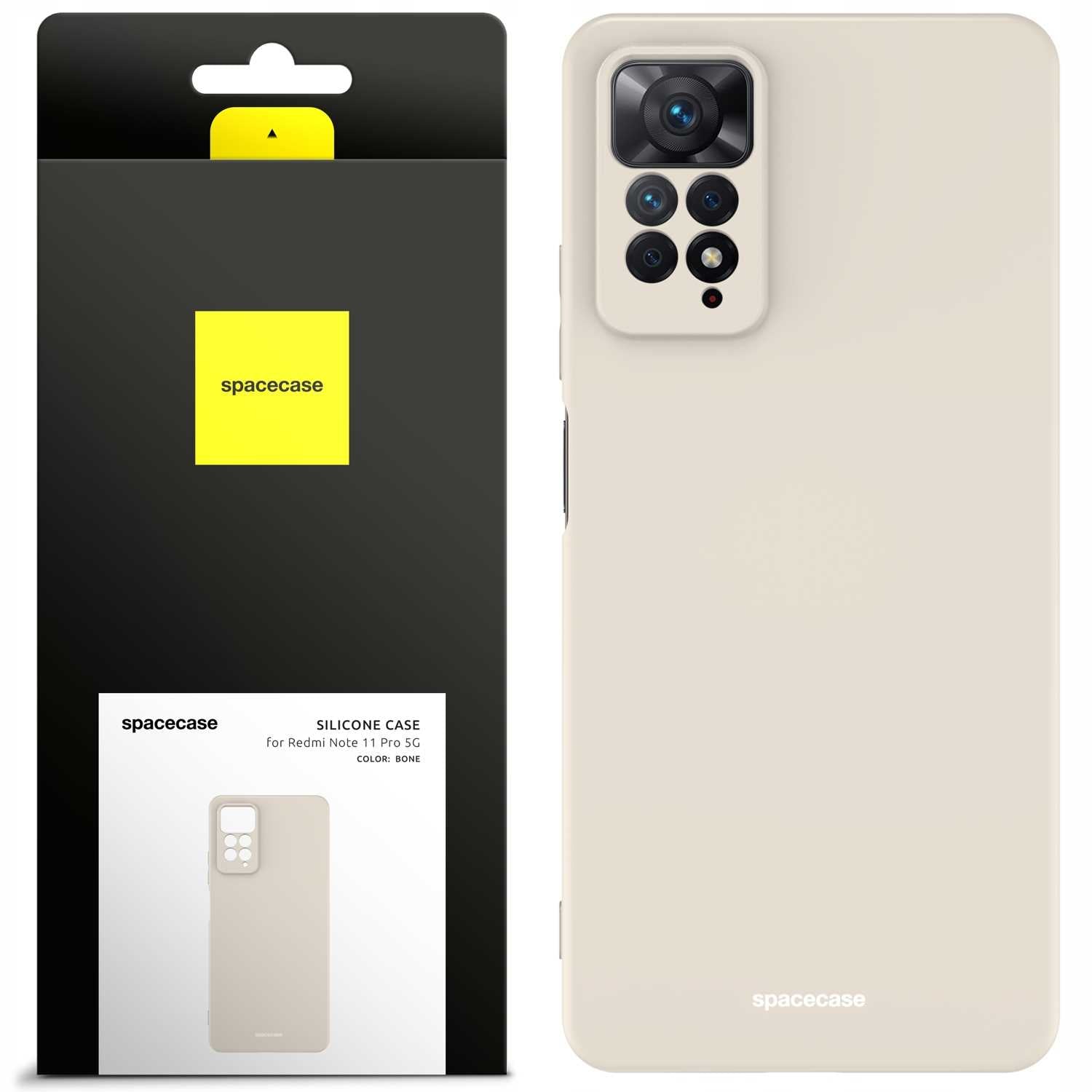 Spacecase Silicone Case Redmi Note 11 Pro 5G bone