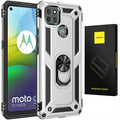 Spacecase Ring NX Motorola Moto G9 Power srebrny