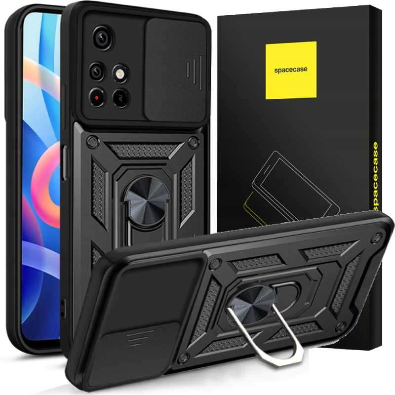 Spacecase Camring Poco X4 Pro 5G black