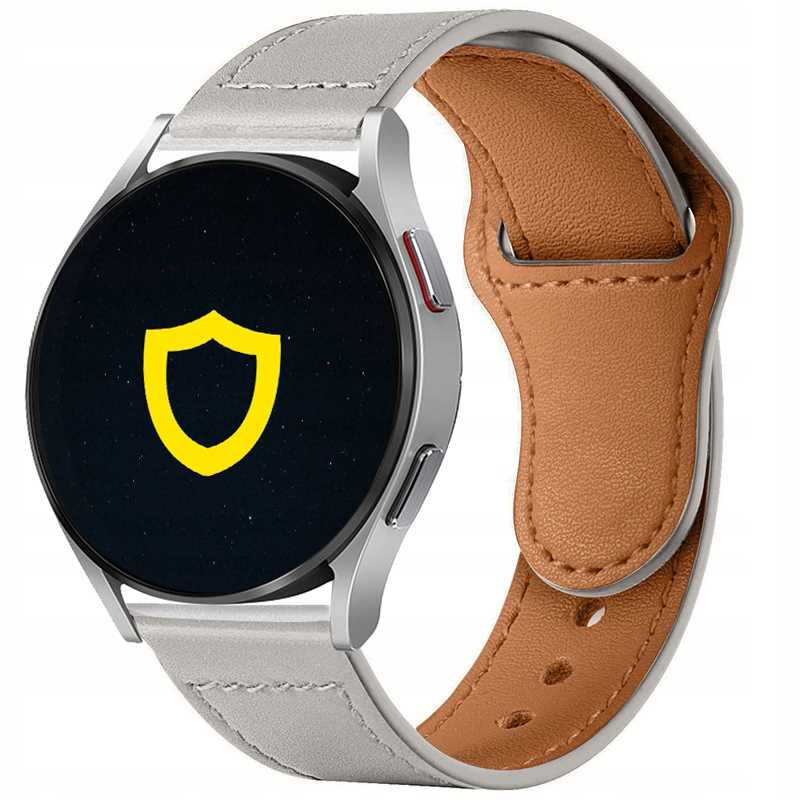 Spacecase Classy Leather Strap 22MM white