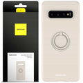 Spacecase Silicone Ring Galaxy S10+ bone