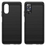 Spacecase Carbon Oppo A17 czarny