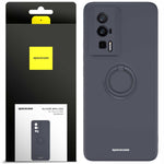 Spacecase Silicone Ring Poco F5 Pro black