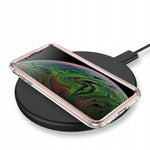 Spacecase Marble 360 iPhone Xs Max biały/różowy