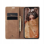Spacecase Wallet iPhone 13 light brown