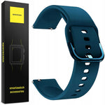 Spacecase Silicone Band 22mm ocean blue