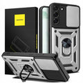 Spacecase Camring Galaxy S22 silver