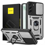 Spacecase Camring Galaxy S22 silver