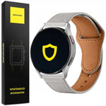 Spacecase Classy Leather Strap 22MM white