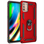 Spacecase Ring NX Motorola Moto G9 Plus czerwony