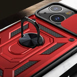 Spacecase Camring iPhone 14 Plus red