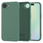 Spacecase Silicone Case iPhone 16E / 17E dark green