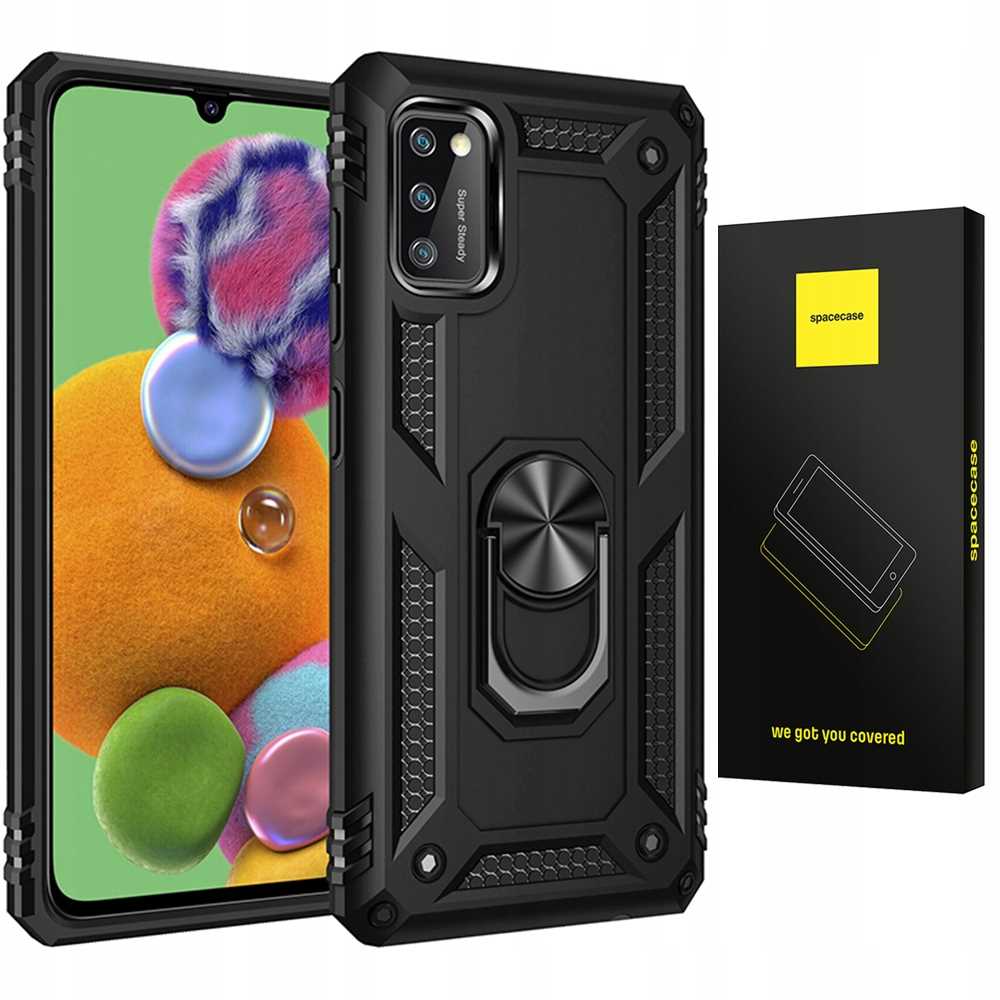 Spacecase Ring NX Galaxy A41 czarny