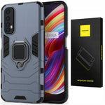 Spacecase X-Ring Realme 7 niebieski