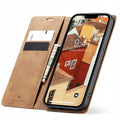 Spacecase Wallet iPhone 14 Plus light brown