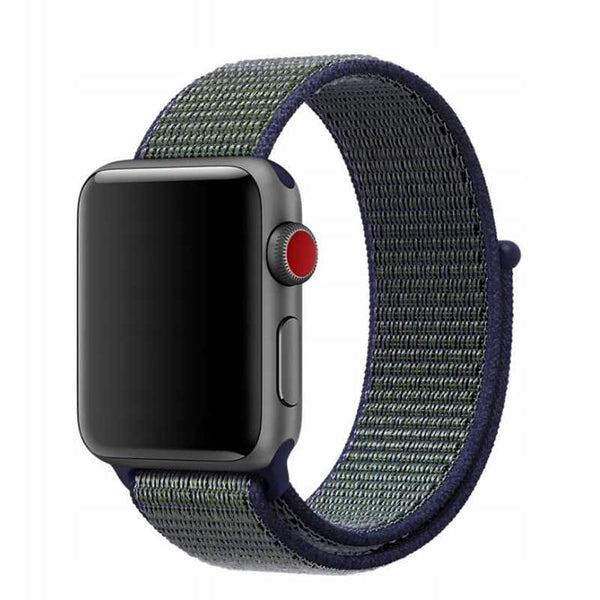 Spacecase Nylon Strap AW 42/44/45 navyblue/green