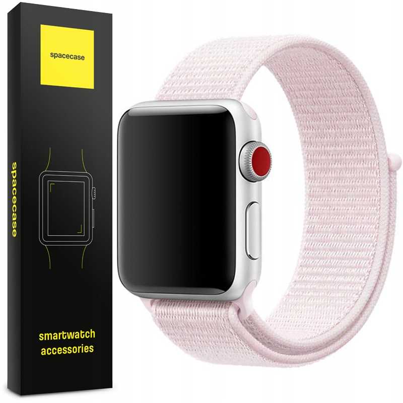 Spacecase Nylon Strap AW 42/44/45 light pink