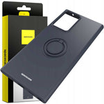 Spacecase Silicone Ring Galaxy Note 20 Ultra black