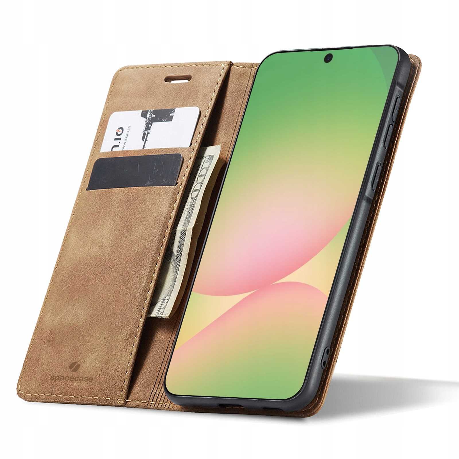 Spacecase Wallet Galaxy A37 5G light brown
