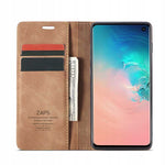 Spacecase Wallet Galaxy S10e kawowy