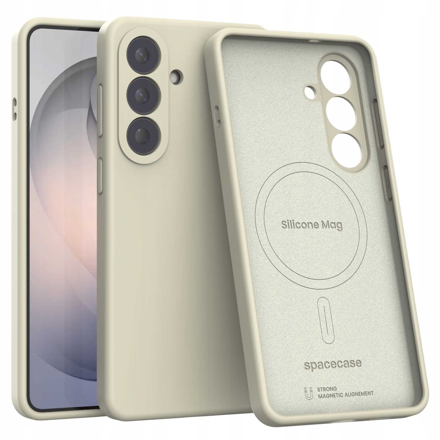 Spacecase Silicone Mag Galaxy S26+ beige