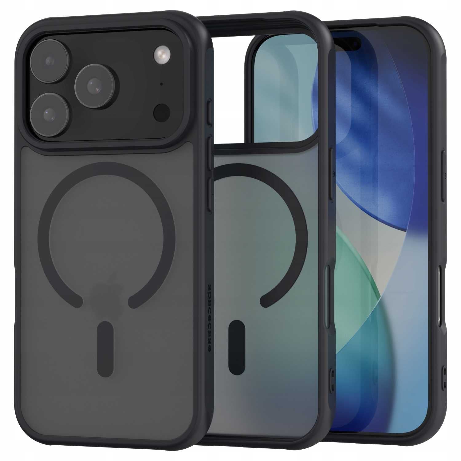 Spacecase Hybrid Mag iPhone 17 Pro black